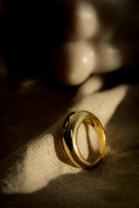 Stormy Gold Ring
